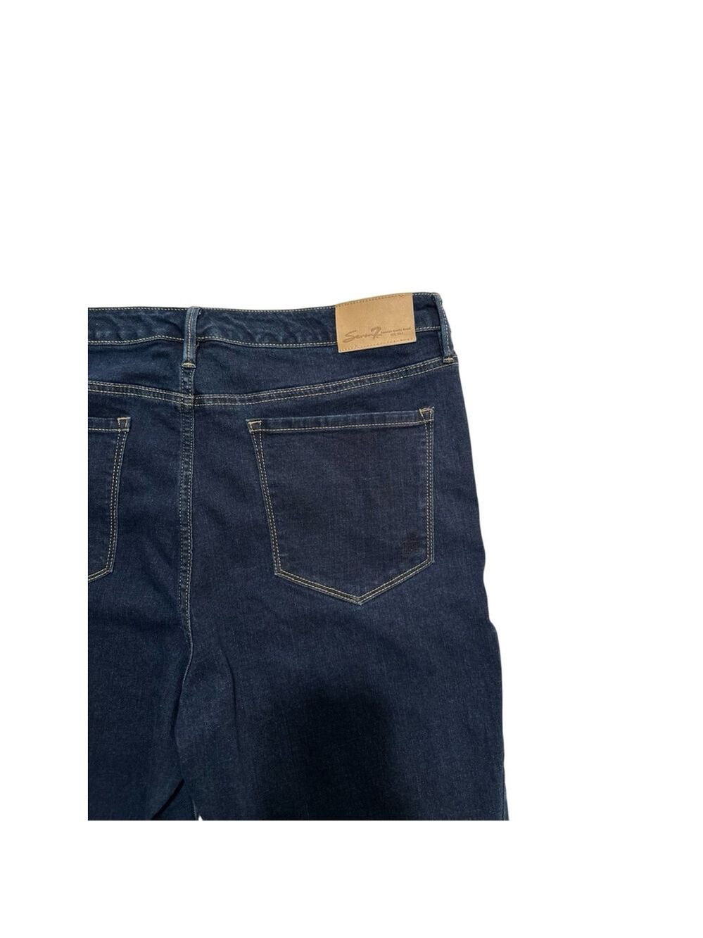 Seven7 Skinny Jeans Womens 16 Blue Denim City Western Cowgirl Cotton & Spandex - Picture 7 of 16